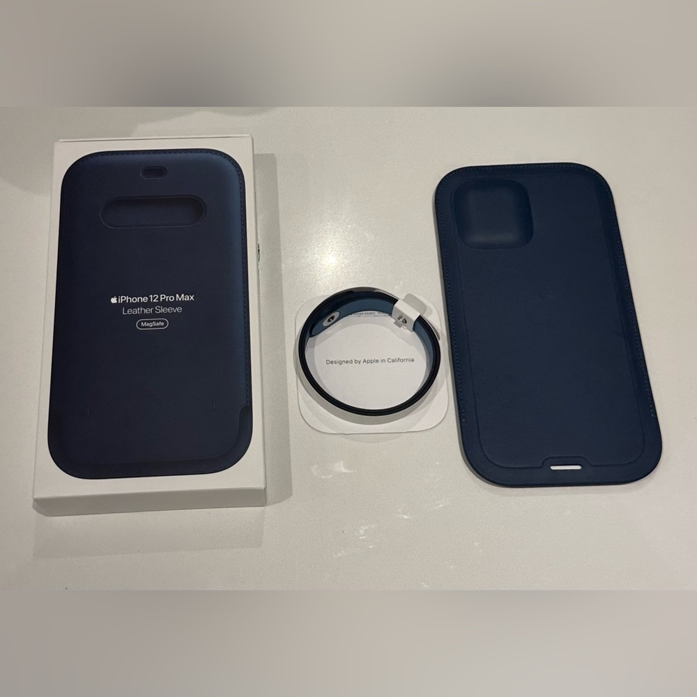 iPhone 12 Pro Max Leather Sleeve